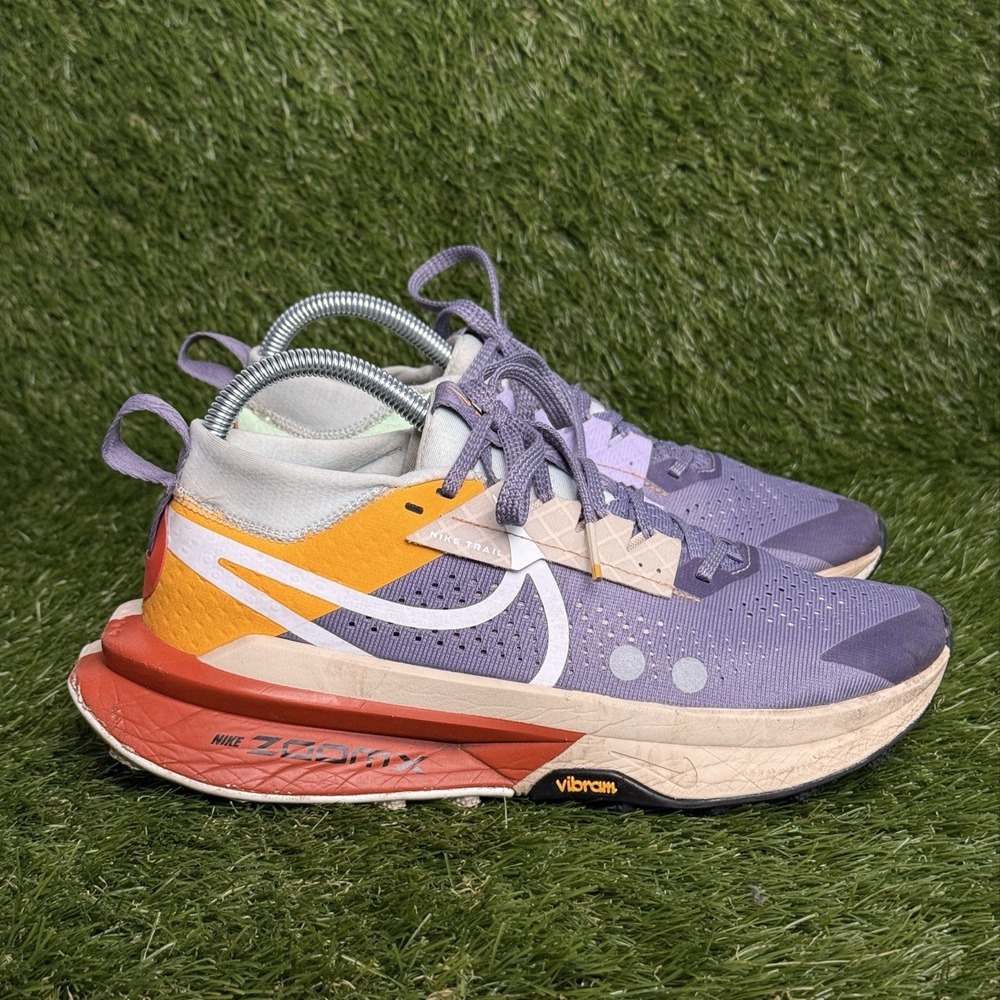 Nike ZoomX Zegama 2 Womens Size 8 Cave Purple Trail Running Shoes FD5191-502